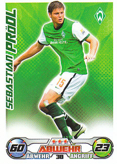 Sebastian Prodl Werder Bremen 2009/10 Topps MA Bundesliga #38